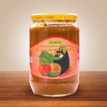 AUBERGINENPÜREE  MIT  PEPERONI 680g