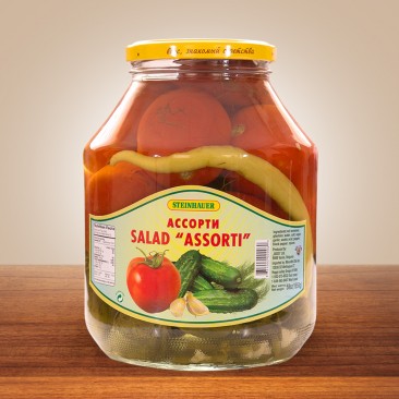 EINGELEGTE TOMATEN UND GURKEN “ASSORTI” 1640g