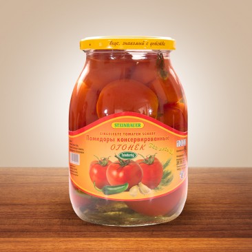 EINGELEGTE  TOMATEN SCHARF 990g